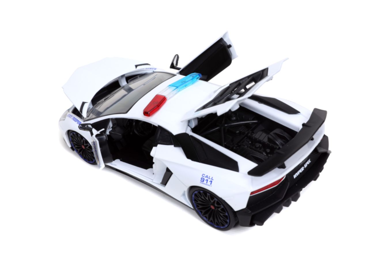 Hyperspec - 2017 Lamborghini Aventador White 1:24 Scale