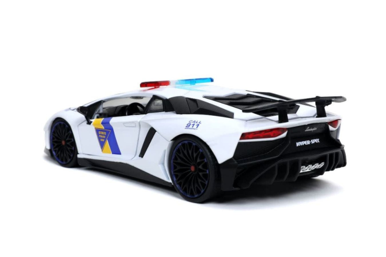 Hyperspec - 2017 Lamborghini Aventador White 1:24 Scale