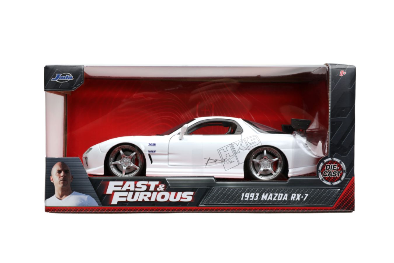 Fast and Furious - 1993 Mazda RX-7 FD3S-Wide 1:24 Scale Hollywood Ride