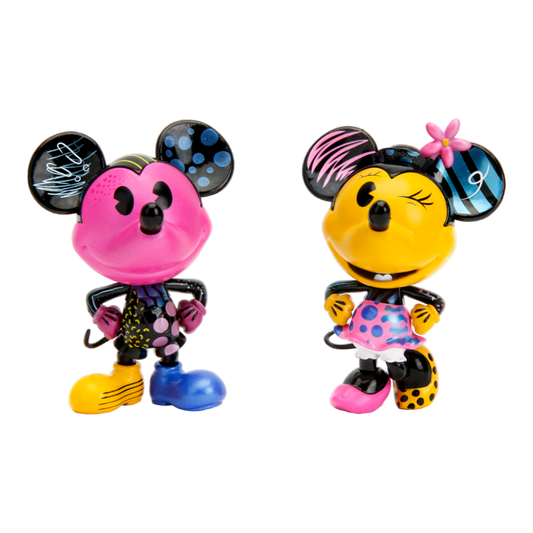 Disney - Mickey & Minnie Next Level Collector 4" MetalFig 2-Pack Set