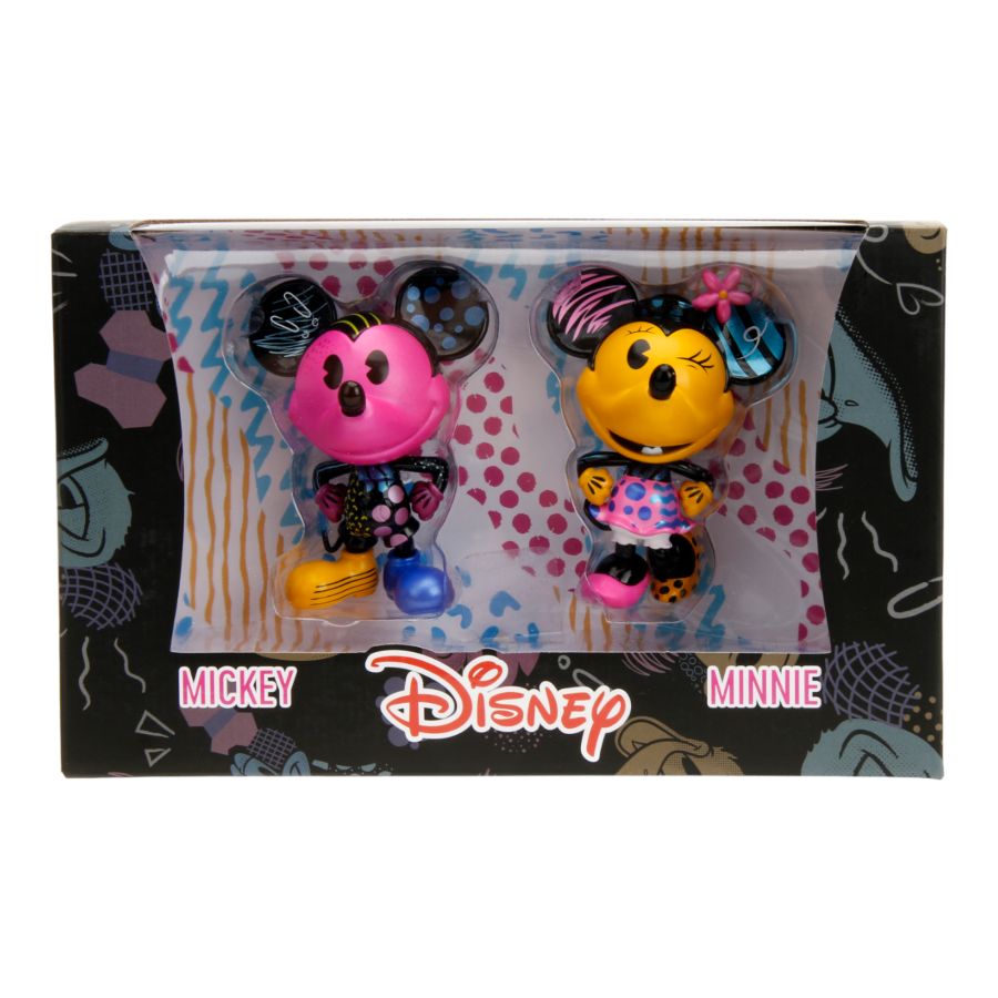 Disney - Mickey & Minnie Next Level Collector 4" MetalFig 2-Pack Set