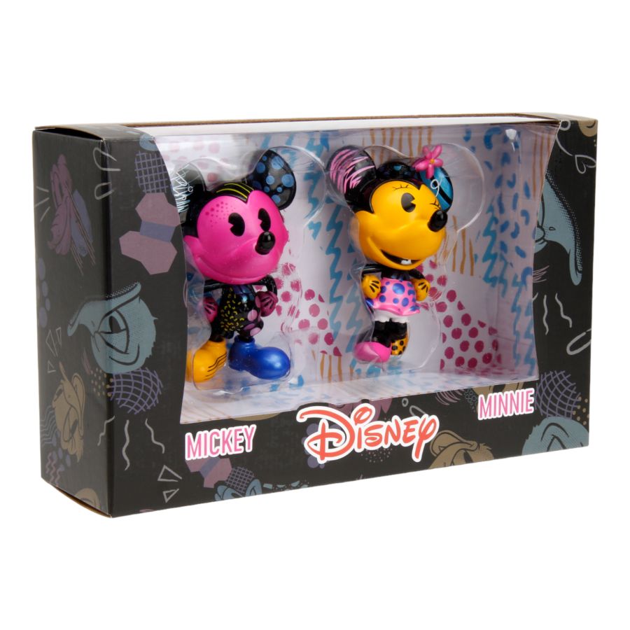 Disney - Mickey & Minnie Next Level Collector 4" MetalFig 2-Pack Set