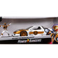 Power Rangers - 2002 Honda NSX 1:24 with White Ranger Figure