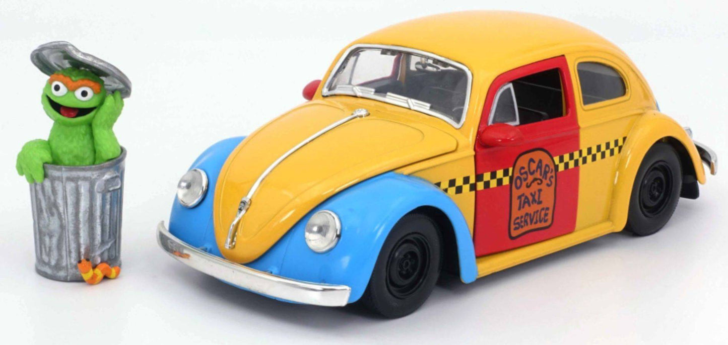 Sesame St - 1959 VW Beetle 1:32 Scale HR w/Oscar