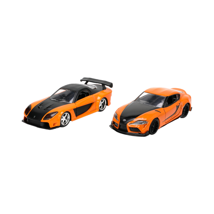 Fast & Furious - Han's Mazda RX-7 & Toyota GR S 1:32 Scale 2-Pack