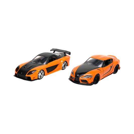 Fast & Furious - Han's Mazda RX-7 & Toyota GR S 1:32 Scale 2-Pack