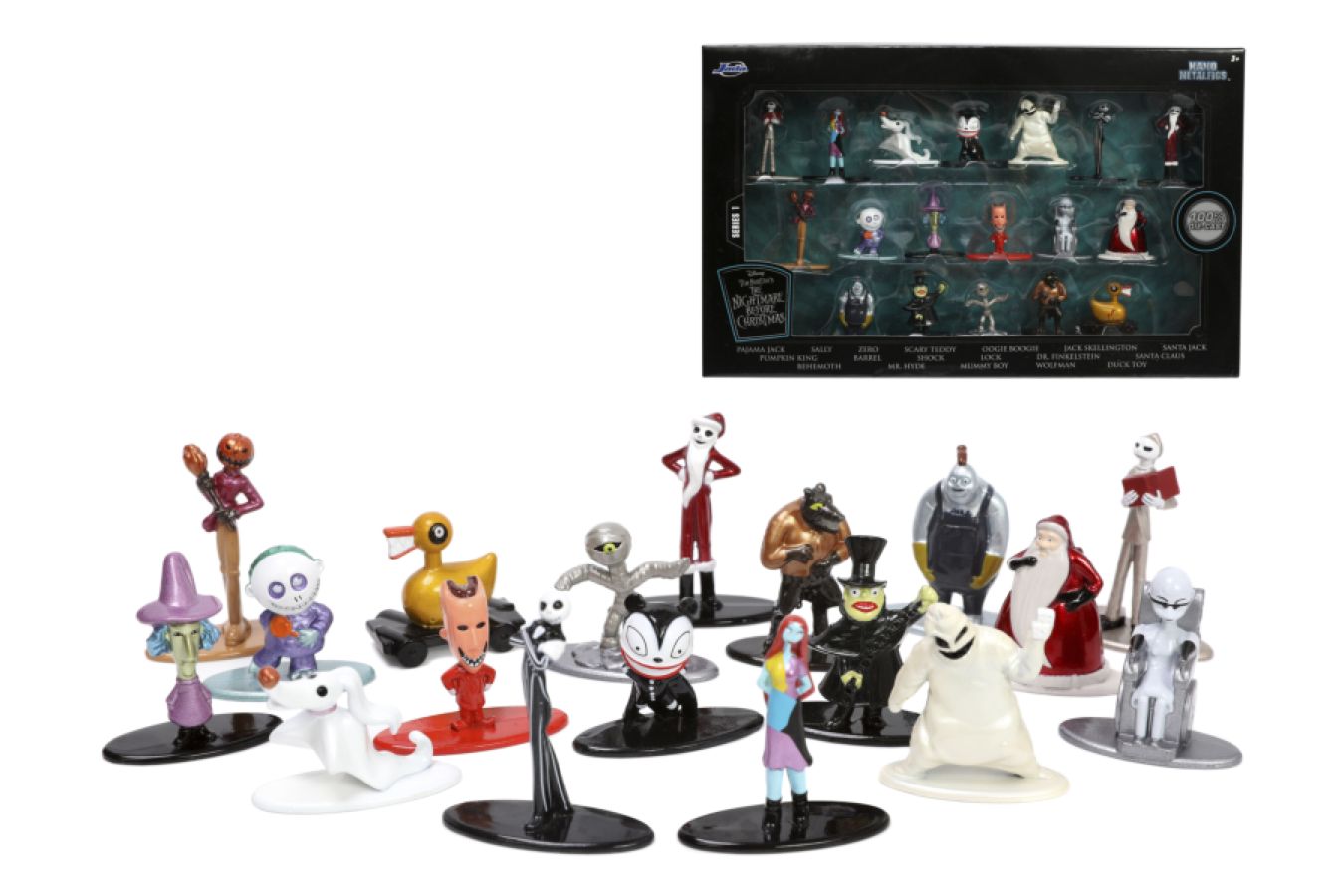 Nightmare Before Christmas - Nano MetalFig 18-Pack