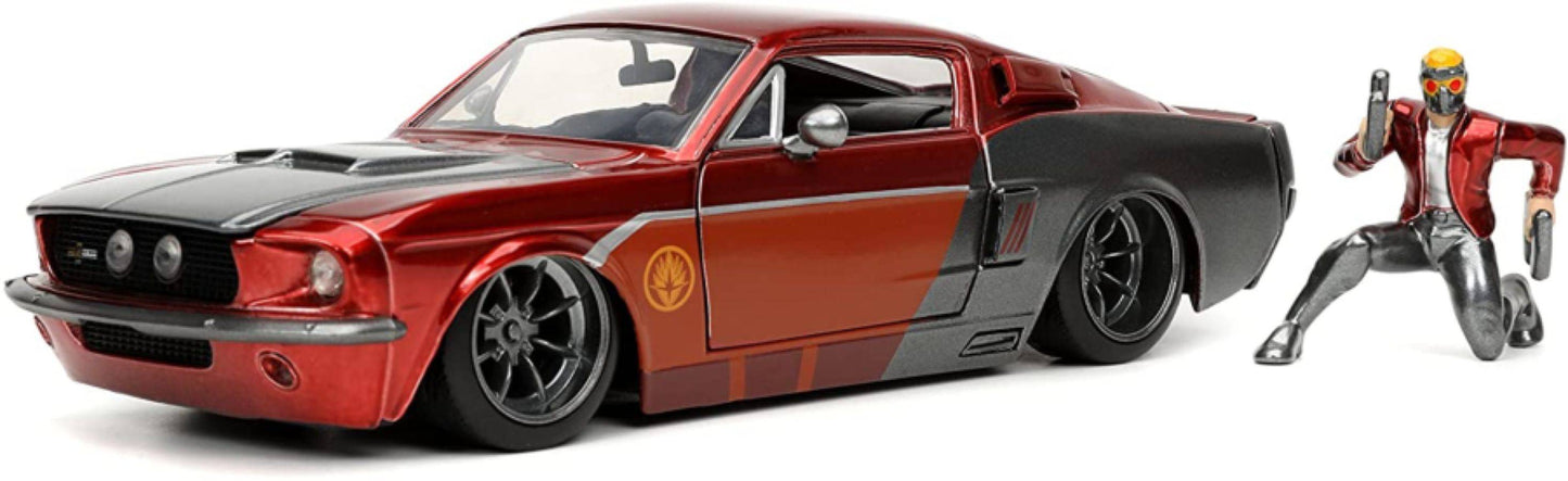 Guardians of the Galaxy (comics) - Star-Lord & 1967 Ford Mustang 1:24 Scale