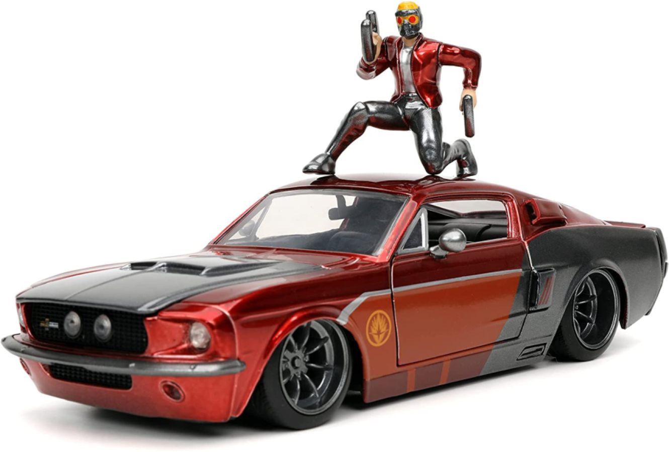 Guardians of the Galaxy (comics) - Star-Lord & 1967 Ford Mustang 1:24 Scale