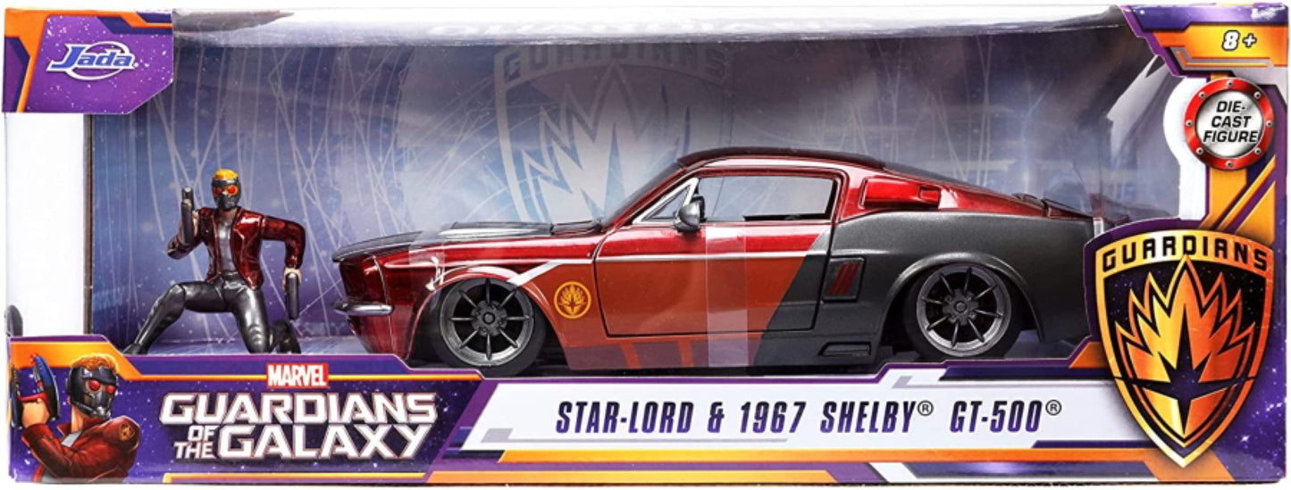 Guardians of the Galaxy (comics) - Star-Lord & 1967 Ford Mustang 1:24 Scale
