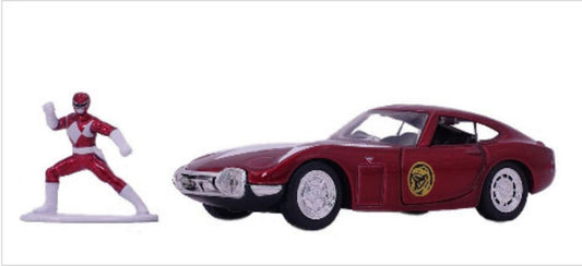 Power Rangers - 1967 Toyota 2000 GT with Red Ranger 1:32 Scale Hollywood Ride