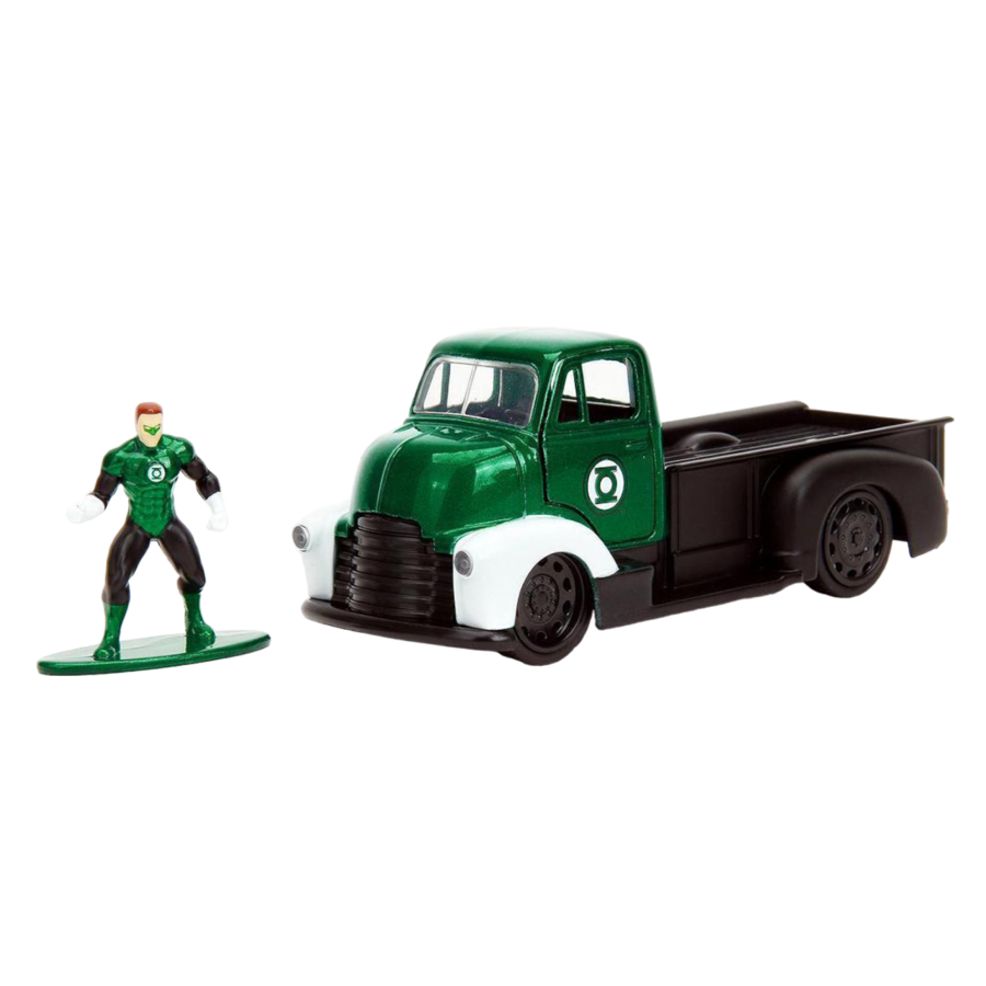 DC - 1952 Chevrolet COE Pickup with Green Lantern 1:32 Scale Diecast Figure