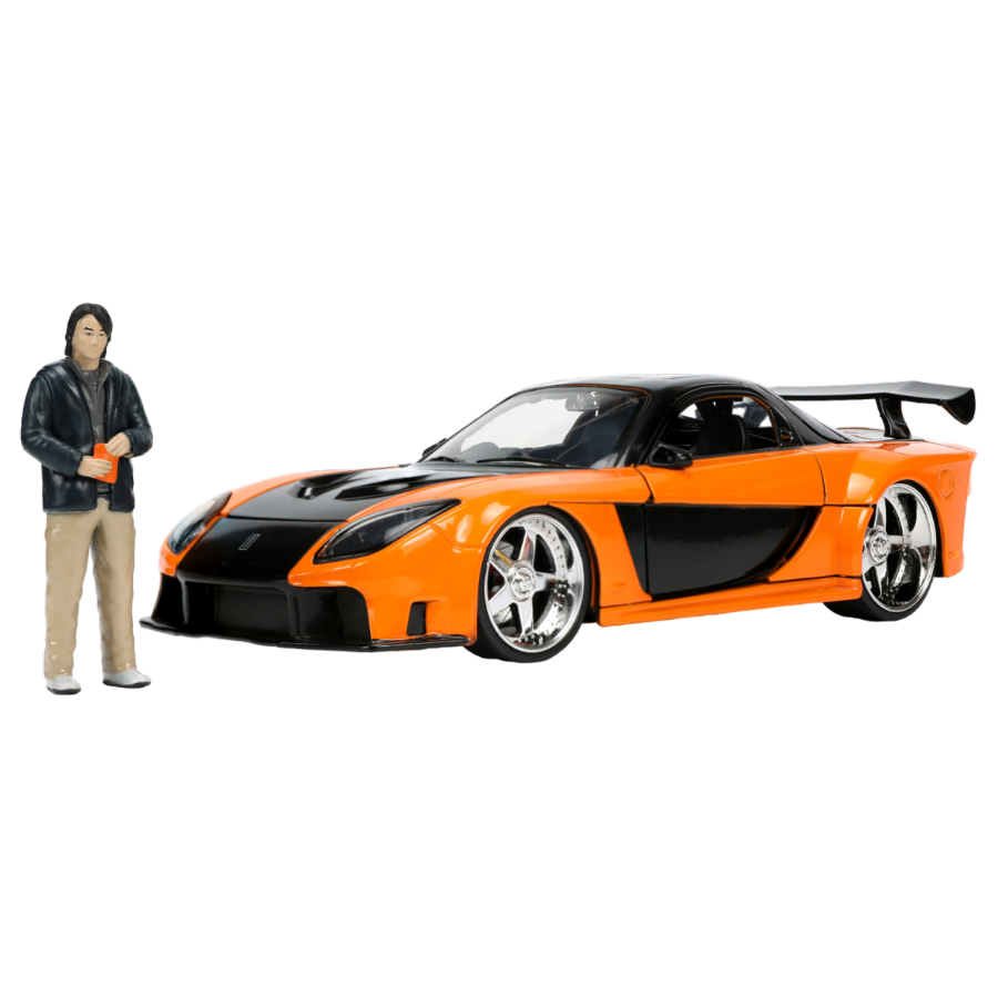 Fast and Furious - 1997 Mazda RX-7 with Han 1:24 Scale Hollywood Ride ...