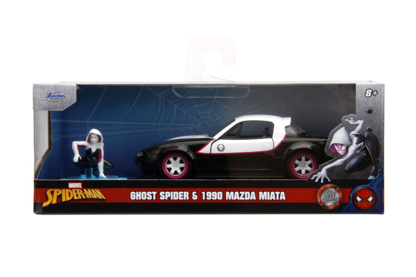 Marvel - 1990 Mazda Miata with Ghost Spider 1:32 Scale Set