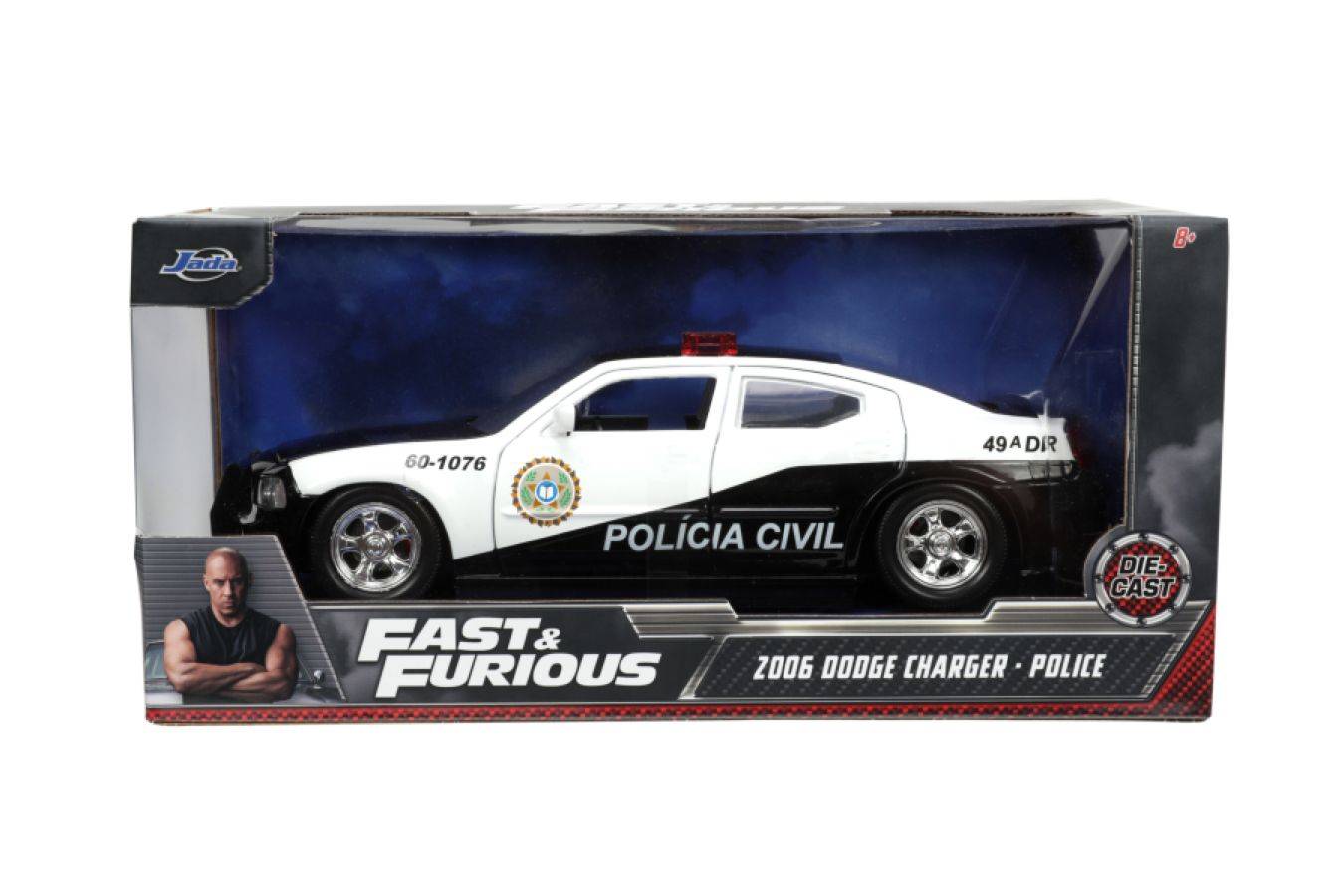 Fast & Furious - 2006 Dodge Charger Police Car 1:24 Scale