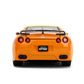 Naruto - Nissan GT-R R35 (2009) 1:24 Scale with Naruto Figure Hollywood Rides Diecast Vehicle