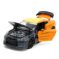 Naruto - Nissan GT-R R35 (2009) 1:24 Scale with Naruto Figure Hollywood Rides Diecast Vehicle