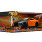 Naruto - Nissan GT-R R35 (2009) 1:24 Scale with Naruto Figure Hollywood Rides Diecast Vehicle