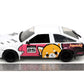 Aggretsuko - Toyota AE86 with Aggretsuko 1:24 Scale Diecast Set