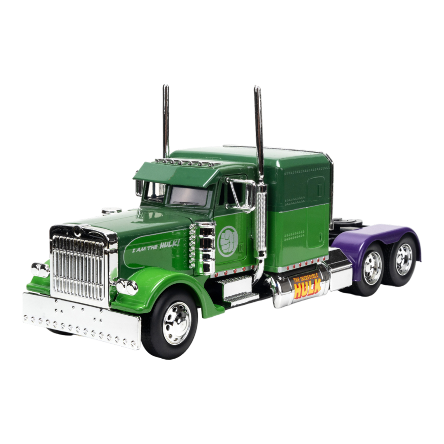 Marvel Comics - 1992 Peterbilt 379 (Hulk colours) 1:24 Scale Diecast Vehicle