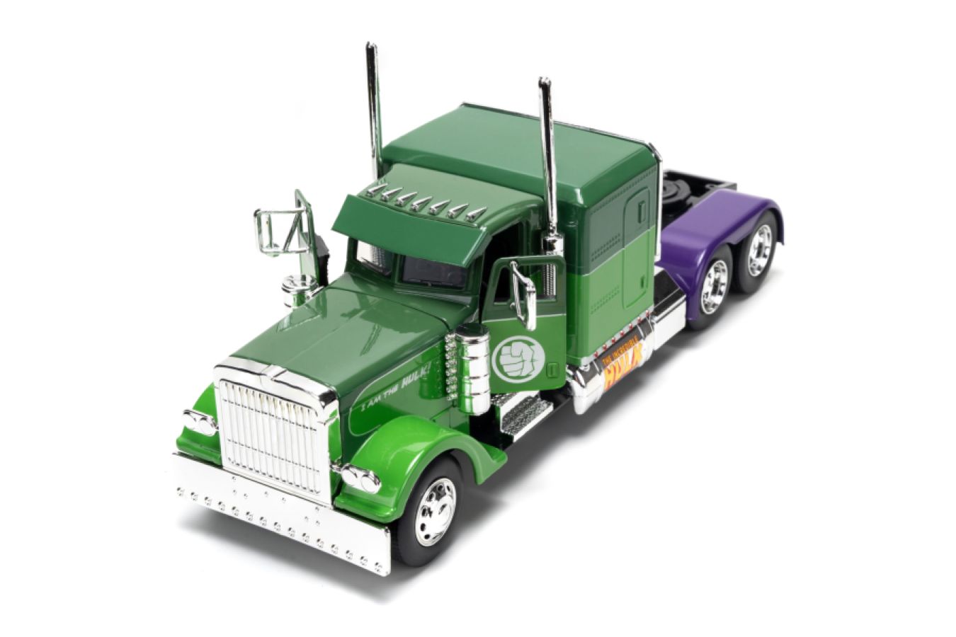 Marvel Comics - 1992 Peterbilt 379 (Hulk colours) 1:24 Scale Diecast Vehicle