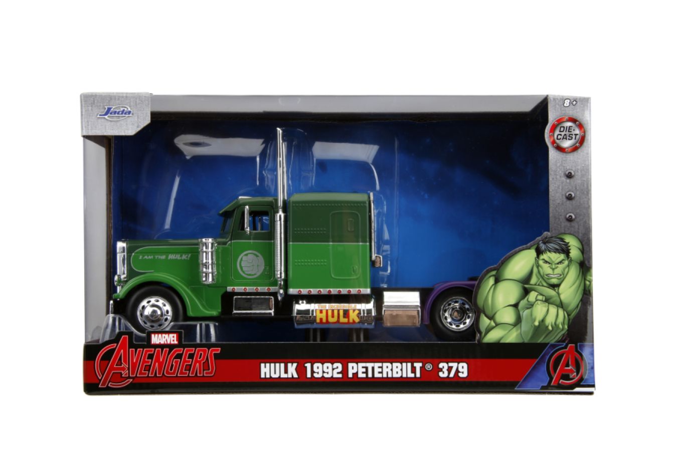 Marvel Comics - 1992 Peterbilt 379 (Hulk colours) 1:24 Scale Diecast Vehicle