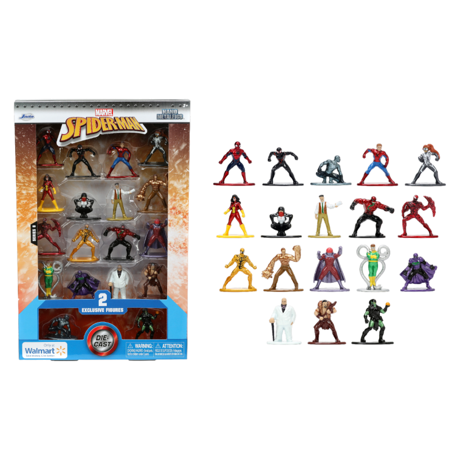 Spider-Man - 60th Anniversary Edition Nano MetalFig 18-Pack Set