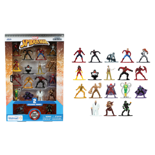 Spider-Man - 60th Anniversary Edition Nano MetalFig 18-Pack Set