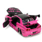 Hello Kitty - 2002 Nissan GTR (R34) with Hello Kitty 1:24 Scale Dieast Vehicle