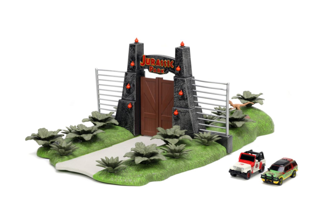 Jurassic Park - Nano Scene Diorama with 2 vehicles