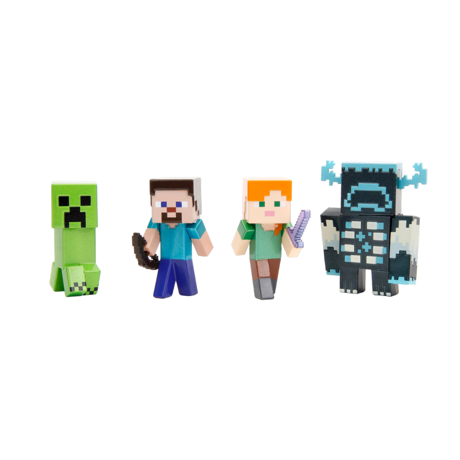 Minecraft - 2.5" MetalFigs 4-Pack