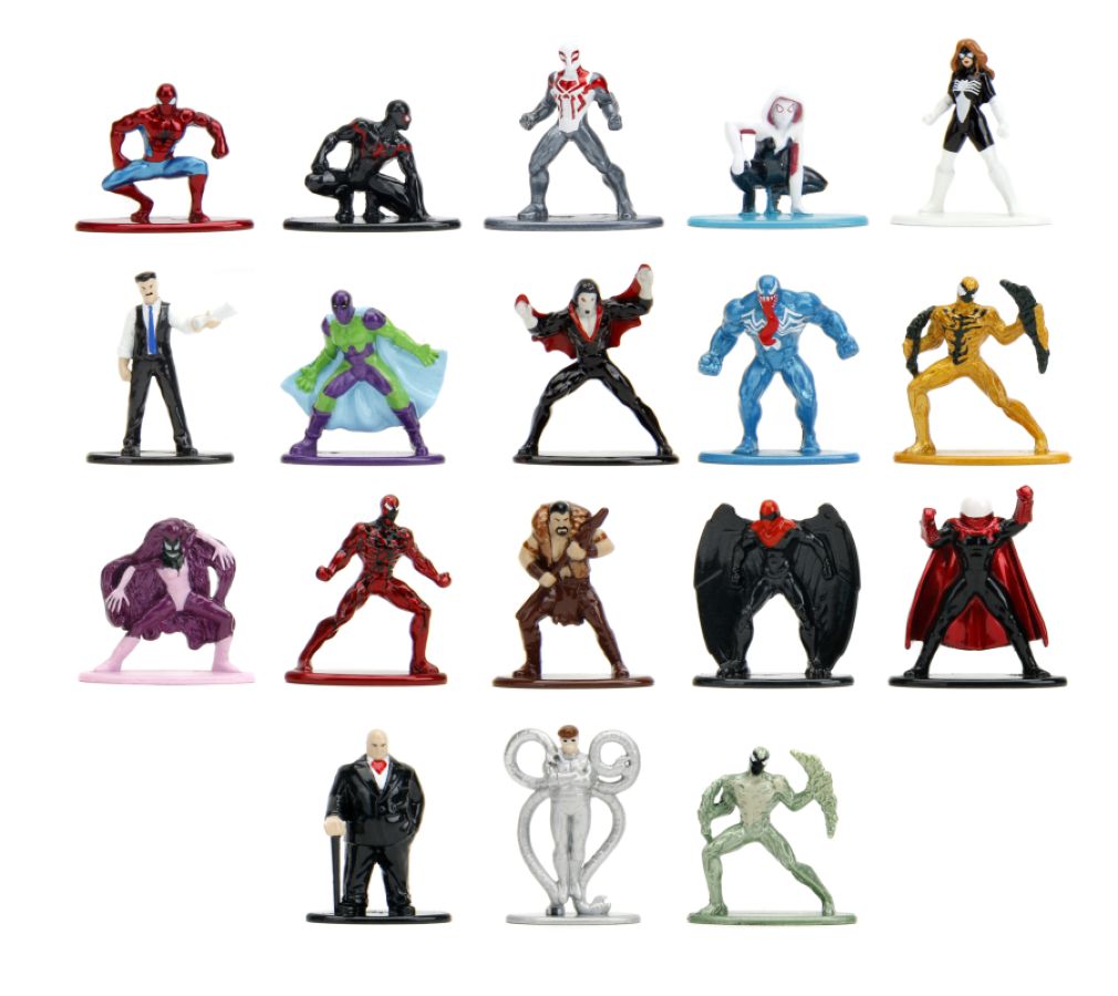 Marvel Comics - Spider-Man Nano Figures [18 Pack]