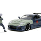 Naruto - Mazda RX-7 With Kakashi Figure 1:24 Scale Vehicle