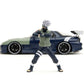 Naruto - Mazda RX-7 With Kakashi Figure 1:24 Scale Vehicle