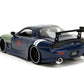 Naruto - Mazda RX-7 With Kakashi Figure 1:24 Scale Vehicle