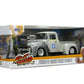 Street Fighter - Ford F-100 (1956) 1:24 with Guile Figure Hollywood Rides Diecast Vehicle