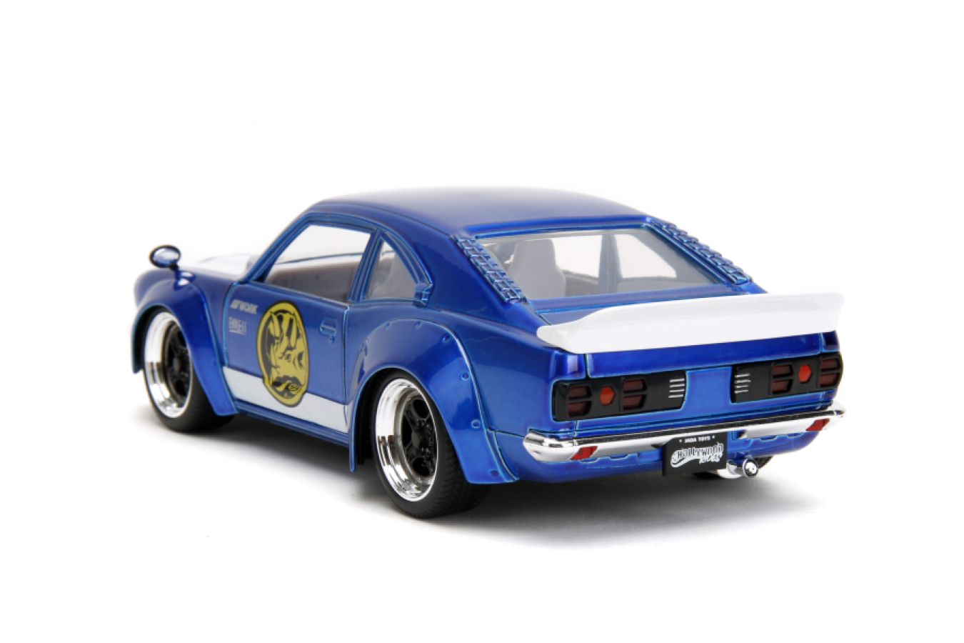 Power Rangers - 1974 Mazda RX-3 (with Blue Ranger) 1:24 Scale Diecast Vehicle Set