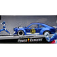 Power Rangers - 1974 Mazda RX-3 (with Blue Ranger) 1:24 Scale Diecast Vehicle Set