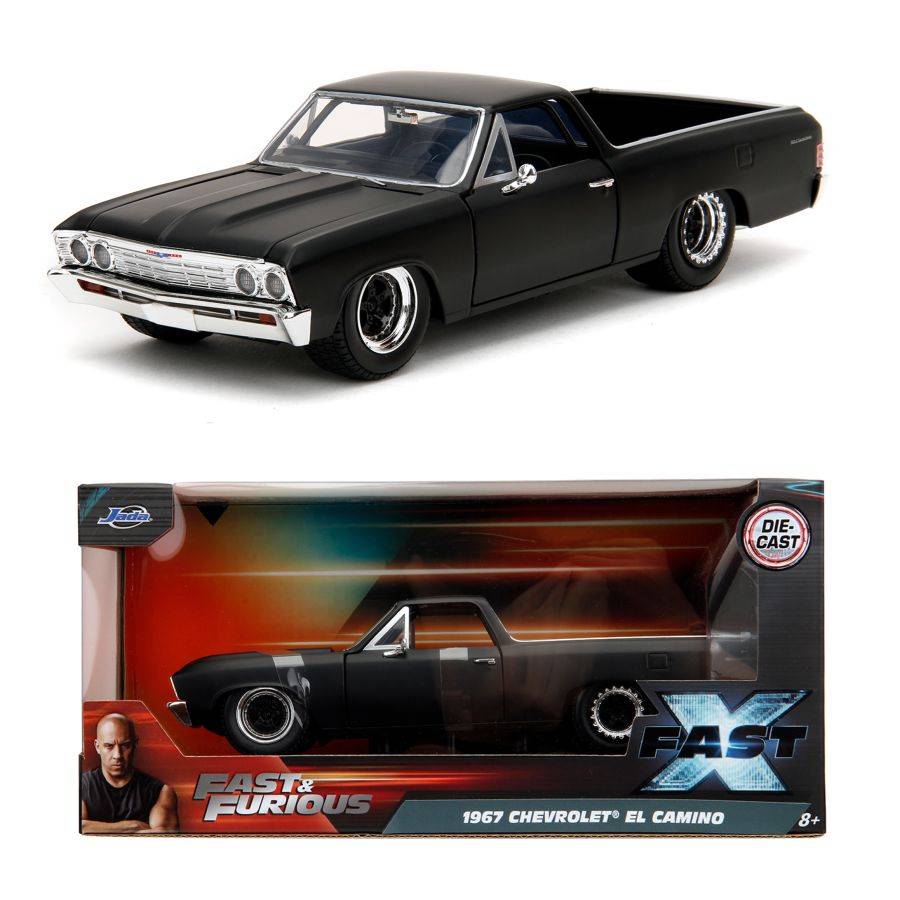 Fast & Furious 10 - Chevorlet El Camino (1967) 1:24 Scale Hollywood Rides Diecast Vehicle