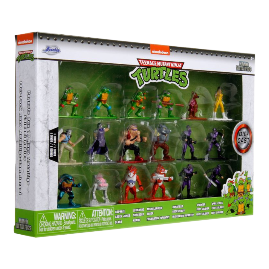 Teenage Mutant Ninja Turtles (TV'87) - 1.65" Nano Metalfig 18-PK [Wave 1]