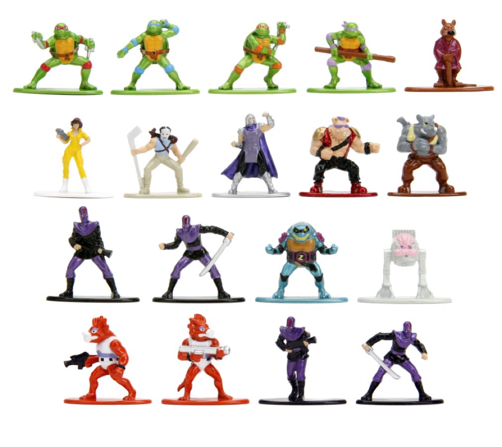 Teenage Mutant Ninja Turtles (TV'87) - 1.65" Nano Metalfig 18-PK [Wave 1]