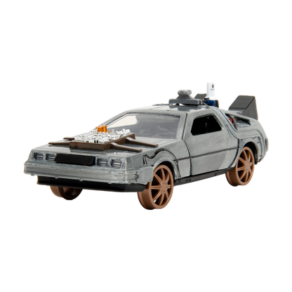 Back to the Future: Part 3 - Time Machine (Railroad wheels) 1:32 Scale Die-Cast