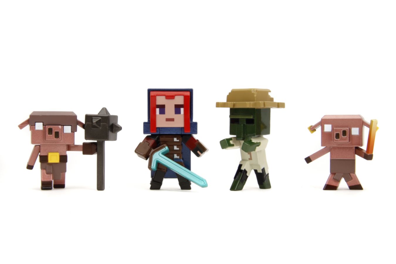 Minecraft - Legends 2.5" Metalfig 4-Pack