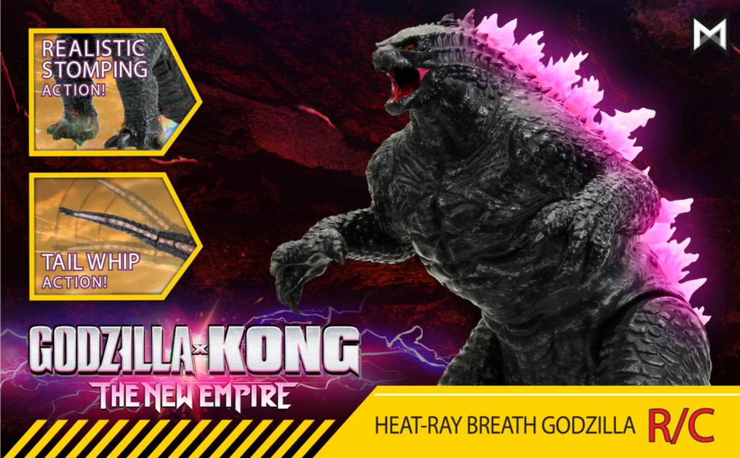 Godzilla X Kong: The New Empire - Godzilla 1:12 Scale Remote Control Toy