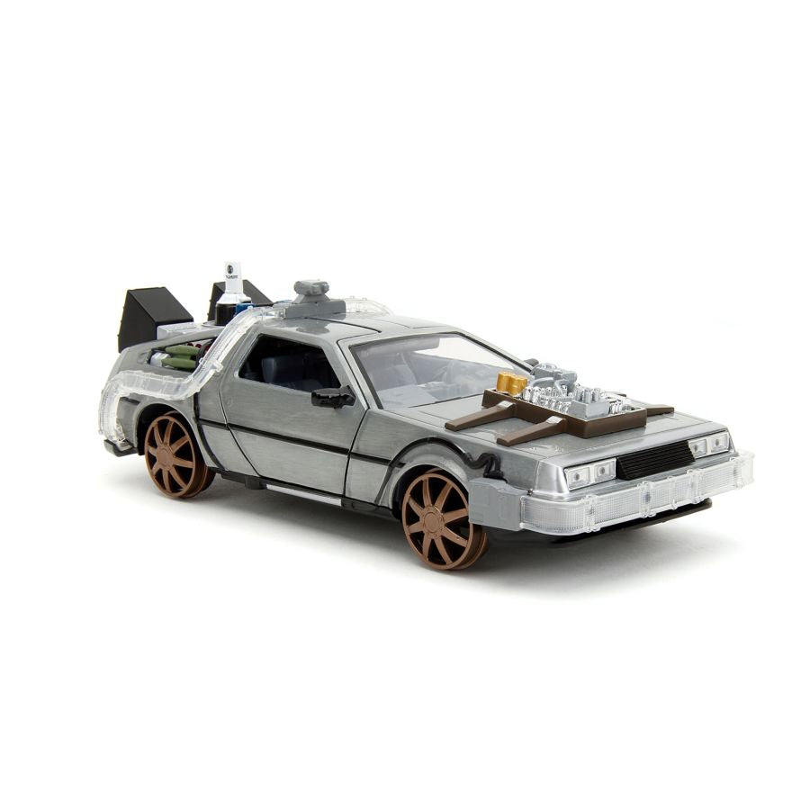 Back to the Future 3 - Delorean 1:24 Diecast Vehicle (with Sound)