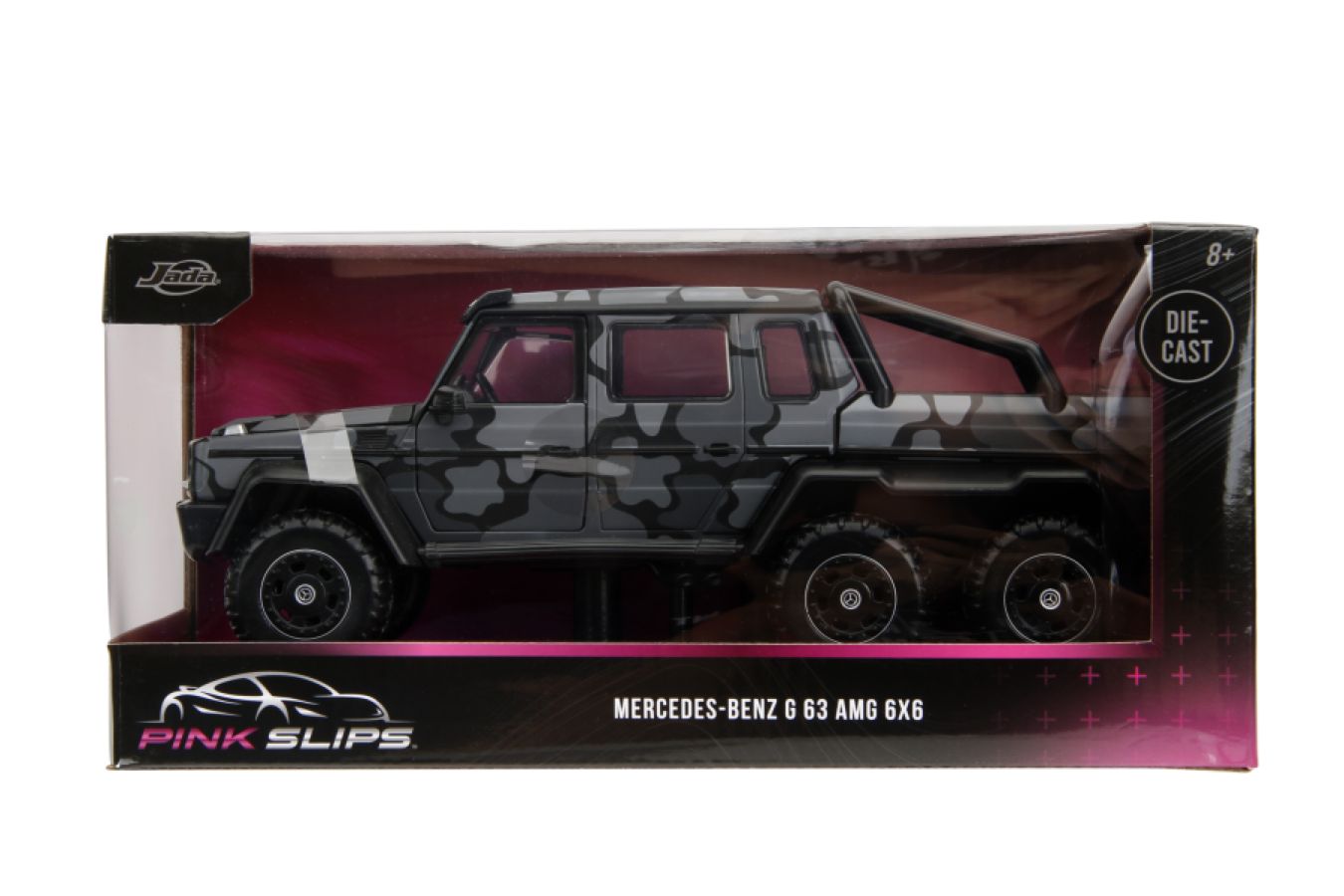 Pink Slips - Mercedes Benz AMG G63 6x6 (Black Camo) 1:24 Scale Diecast Vehicle