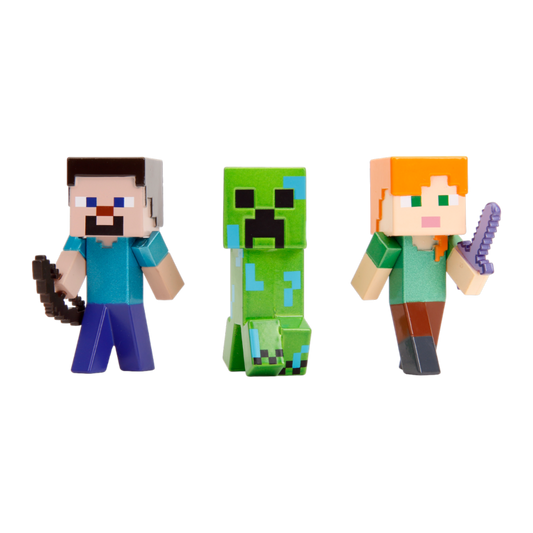 Minecraft - Legends 2.5" Metalfig 3-Pack