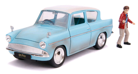 Harry Potter - 1959 Ford Anglia 1:24 Hollywood Ride Diecast Vehicle - Ozzie Collectables