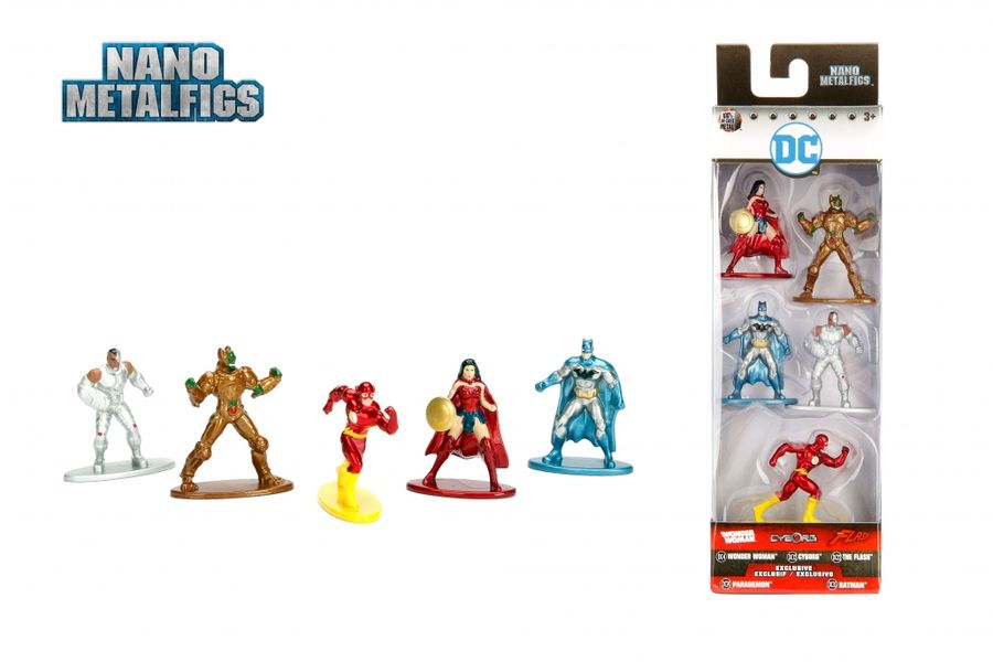 DC Comics - Nano Metalfigs 5-Pack - Ozzie Collectables