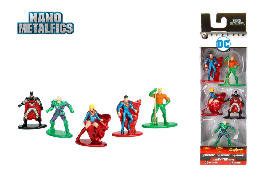 DC Comics - Nano Metalfigs 5-Pack - Ozzie Collectables